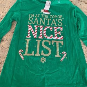 NWT Christmas Long Sleeve Shirt
